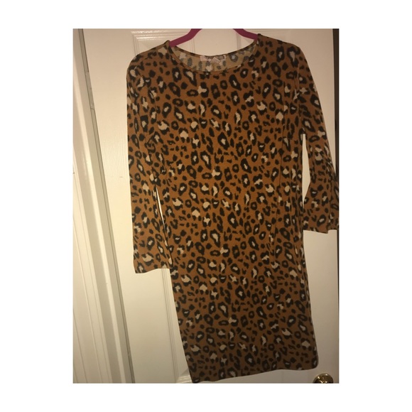 Forever 21 Dresses Forever 2 Cheetah Print Dress Poshmark
